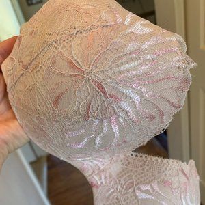 Incredible by Victoria's Secret Lined Demi 34D Pink Detail Bra